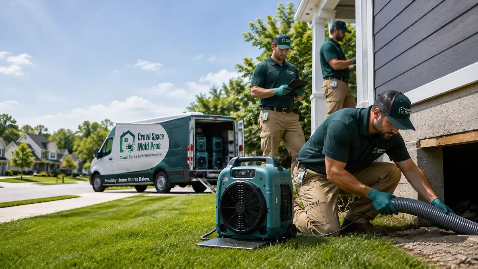Crawl Space Mold Removal in Thornton, IL
